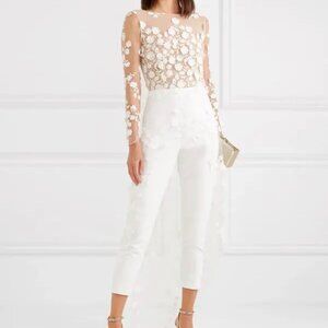 Rime Arodaky Patsy Bridal Jumpsuit size 40 - dry cleaned